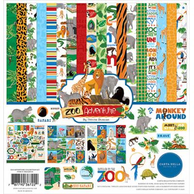 Carta Bella Zoo Adventure Designpapier - Collection Kit